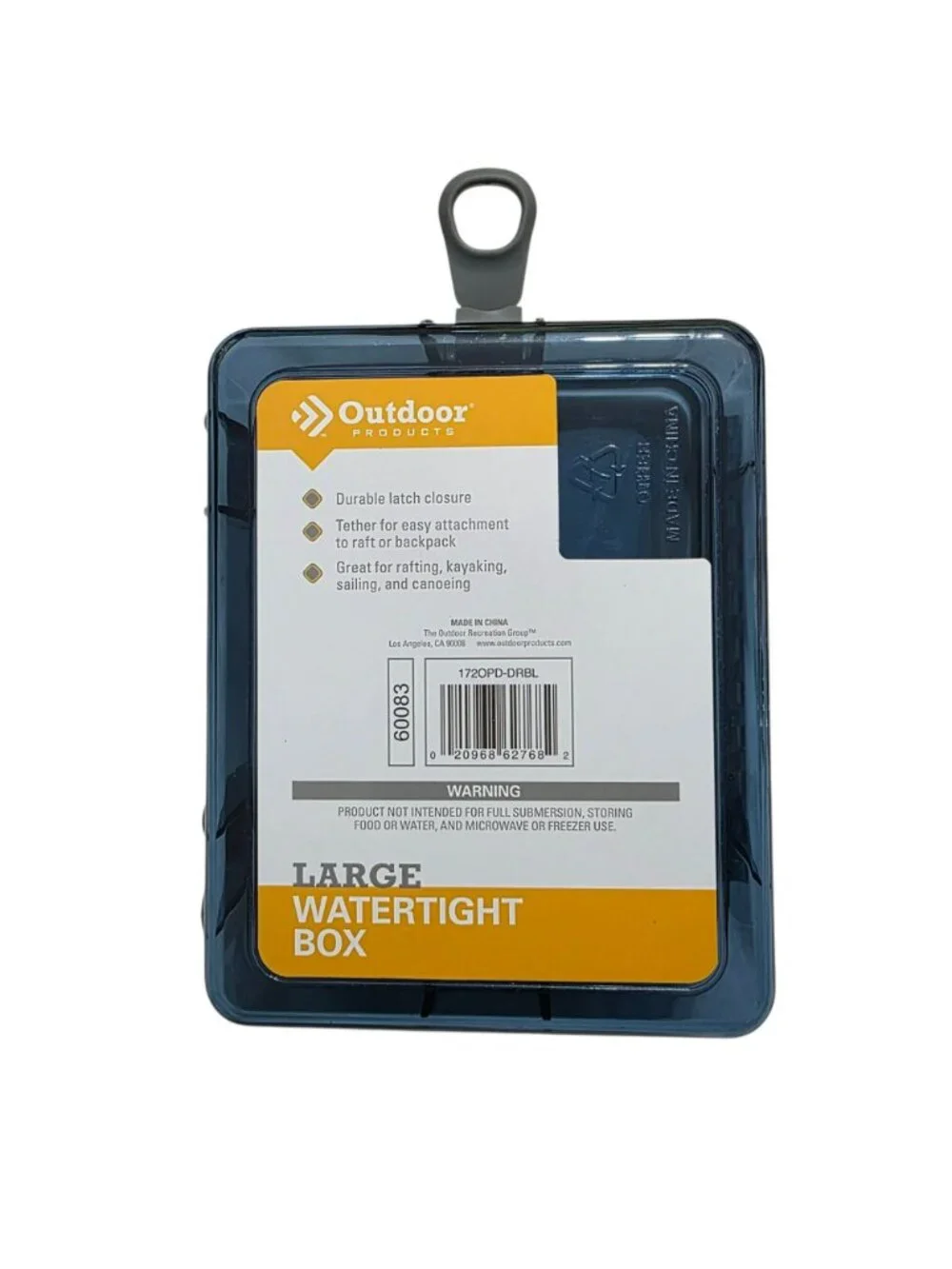 New Watertight Box 1.5L Capacity Durable Secure Storage Water Sports Outdoors